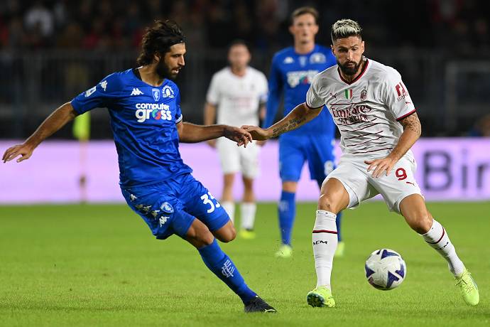 Nhận định, soi k&egrave;o AC Milan vs Empoli, 02h00 ng&agrave;y 8/4