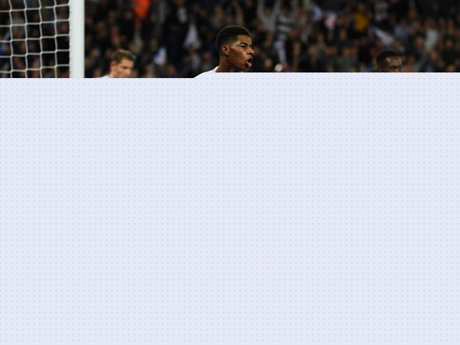 UEFA Nations League: Rashford lớn tiếng th&aacute;ch thức Ronaldo