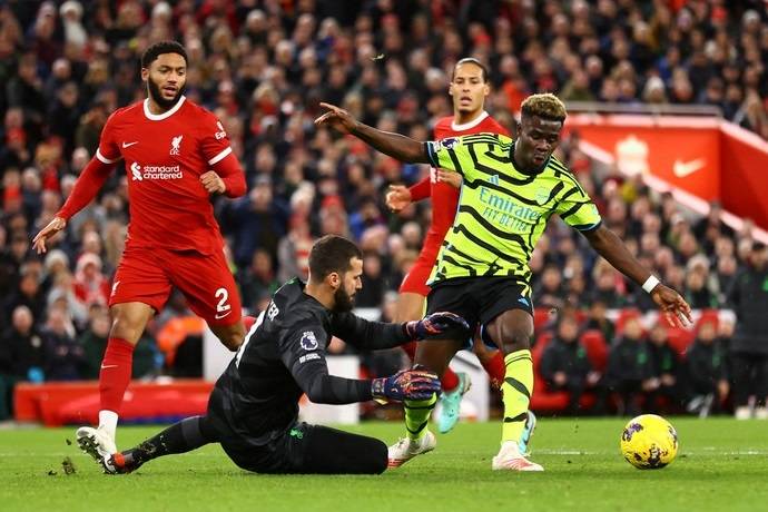 Ph&acirc;n t&iacute;ch k&egrave;o hiệp 1 Arsenal vs Liverpool, 23h30 ng&agrave;y 7/1