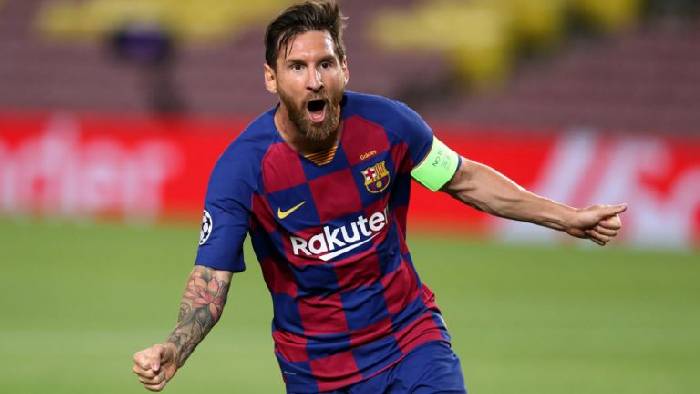 Messi đang rất hạnh ph&uacute;c tại Barcelona