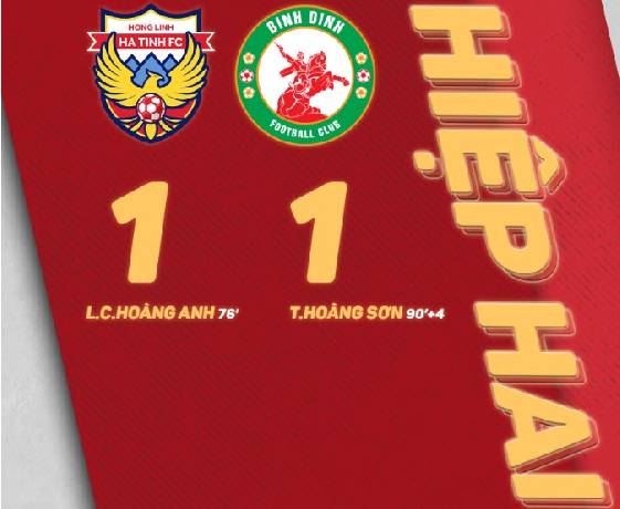 Video Hồng Lĩnh H&agrave; Tĩnh 1-1 B&igrave;nh Định: Cầm v&agrave;ng rồi để rơi v&agrave;ng