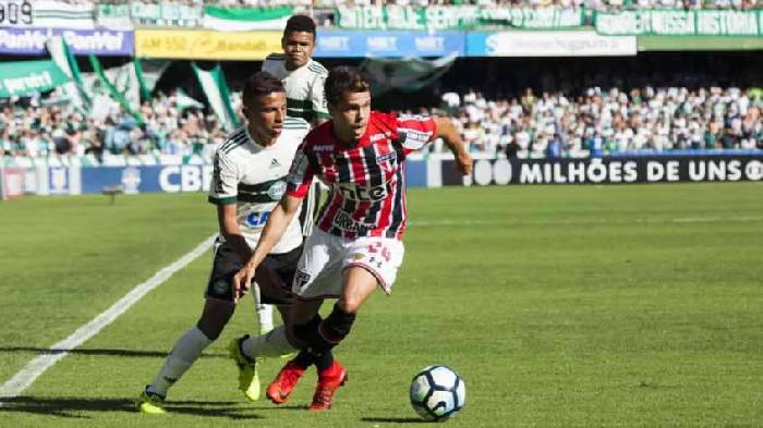 Ph&acirc;n t&iacute;ch k&egrave;o hiệp 1 Coritiba vs S&atilde;o Paulo, 6h ng&agrave;y 10/6