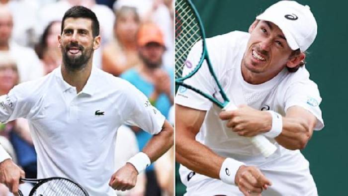 Nhận định tennis Djokovic vs De Minaur, V&ograve;ng 4 Wimbledon - 19h30 ng&agrave;y 7/7