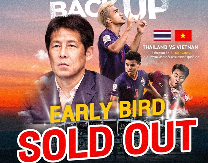 Th&aacute;i Lan vs Việt Nam: CĐV Th&aacute;i Lan lo lắng v&igrave; thiếu v&eacute;