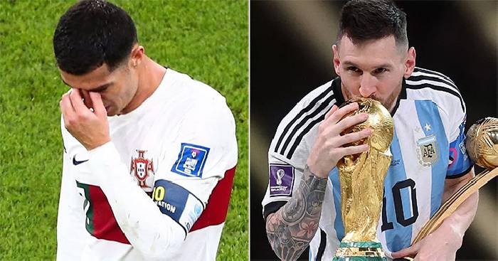 Messi đ&aacute;p trả đanh th&eacute;p sau ph&aacute;t ng&ocirc;n g&acirc;y tranh c&atilde;i của Ronaldo