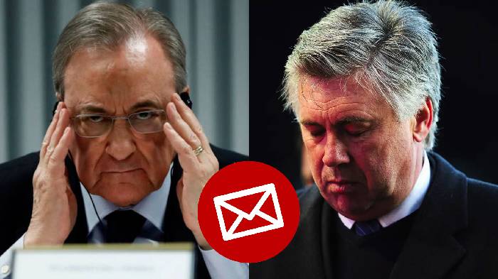 Real Madrid qu&aacute; sa s&uacute;t, bố gi&agrave; Perez ra 'tối hậu thư' với Ancelotti