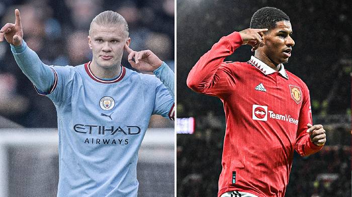 Những ch&acirc;n s&uacute;t xuất sắc nhất năm 2023: Rashford vượt mặt Haaland