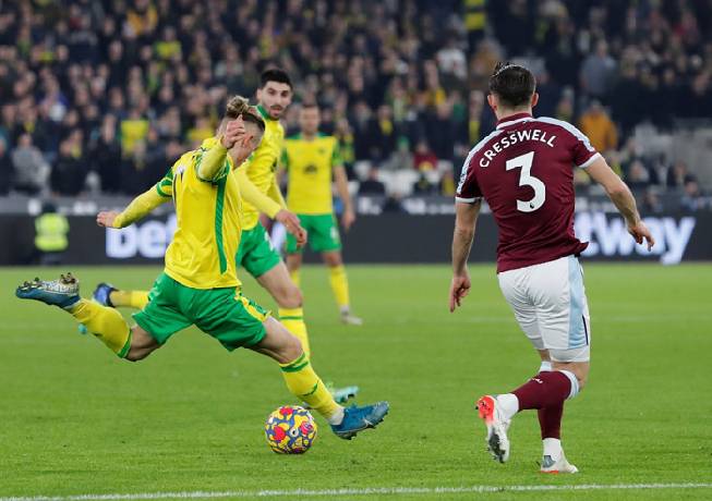 Đội h&igrave;nh ra s&acirc;n ch&iacute;nh thức Norwich vs West Ham, 20h ng&agrave;y 8/5
