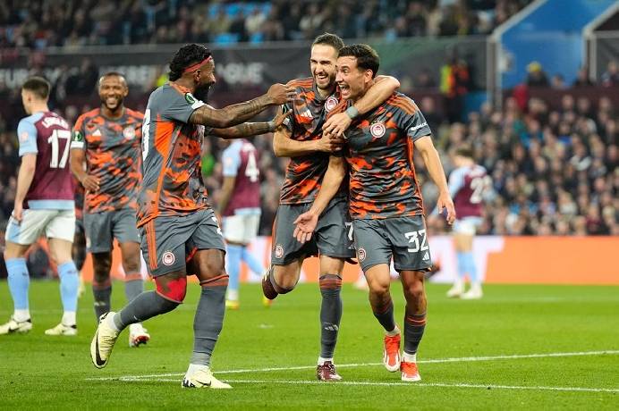 Soi k&egrave;o hiệp 1 Olympiacos vs Aston Villa, 2h00 ng&agrave;y 10/5