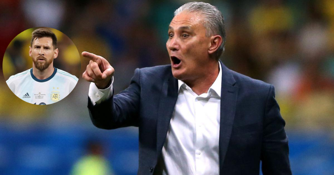 HLV Brazil: &ldquo; Lionel Messi tạo ra &aacute;p lực v&igrave; danh tiếng của m&igrave;nh&rdquo;