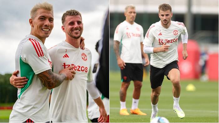 6 điểm nhấn ở buổi tập đầu ti&ecirc;n của M.U: T&acirc;n binh ra mắt, trụ cột trở lại