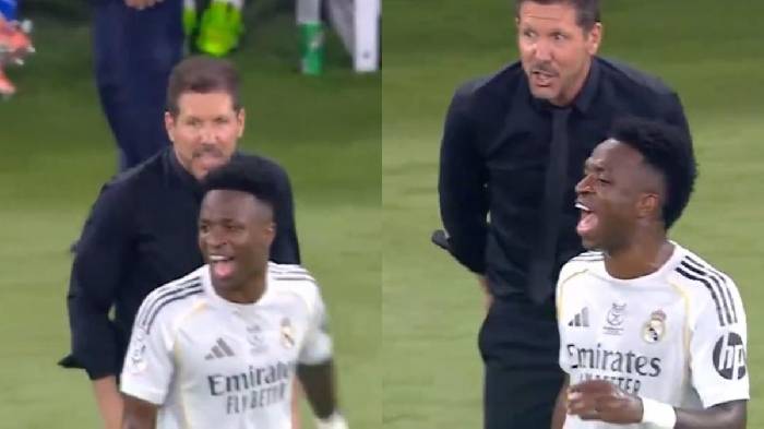 Vinicius su&yacute;t đ&aacute;nh nhau với HLV Simeone