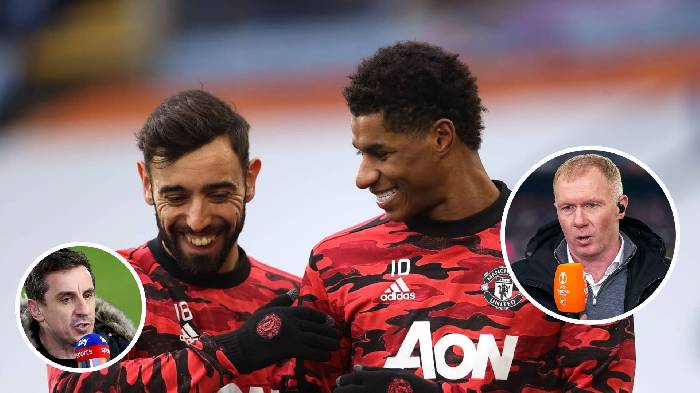 Bruno Fernandes bị c&aacute;c huyền thoại M.U sỉ nhục, Rashford n&oacute;i g&igrave;?