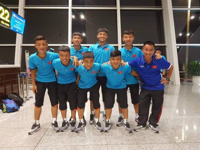 U15 Việt Nam l&ecirc;n đường sang Nhật Bản tập huấn