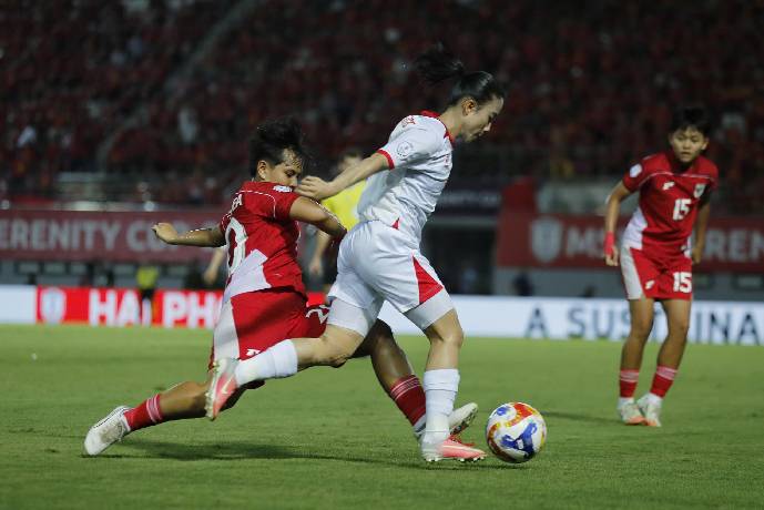 Thắng đậm Indonesia, tuyển nữ Việt Nam gi&agrave;nh v&eacute; v&agrave;o b&aacute;n kết