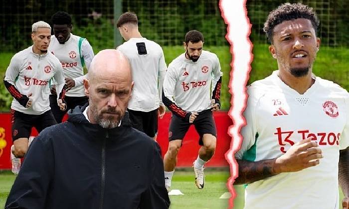 Bằng chứng th&eacute;p cho thấy Sancho đ&atilde; &ldquo;cay&rdquo; Ten Hag từ trước