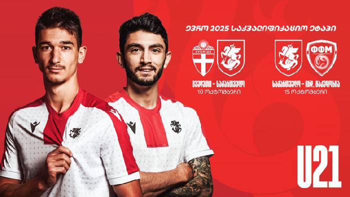 Nhận định, soi k&egrave;o U21 Thụy Điển vs U21 Georgia, 23h00 ng&agrave;y 10/10: Cửa dưới thắng thế