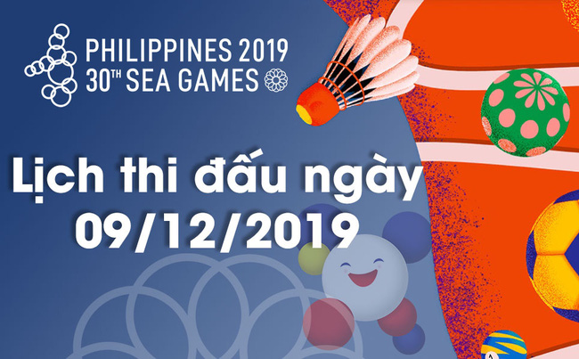 Lịch thi đấu Sea Games 30 của đo&agrave;n TTVN ng&agrave;y 9/12: Chờ cơn mưa v&agrave;ng từ điền kinh
