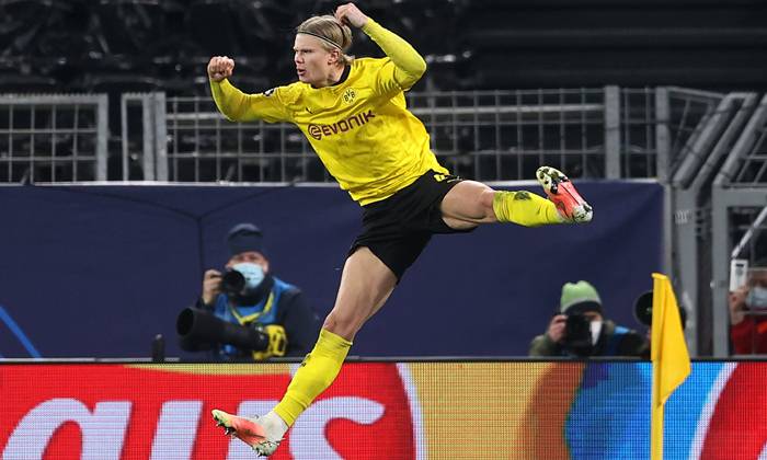 Erling Haaland c&aacute;n mốc 20 b&agrave;n thắng nhanh nhất lịch sử Champions League