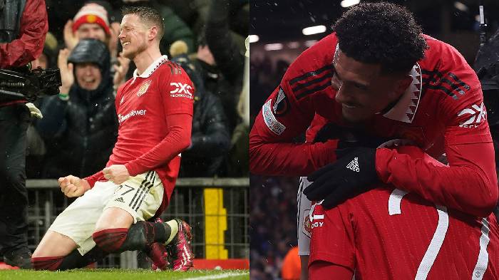 Weghorst hạnh ph&uacute;c đến rơi lệ khi ghi b&agrave;n cho Man United