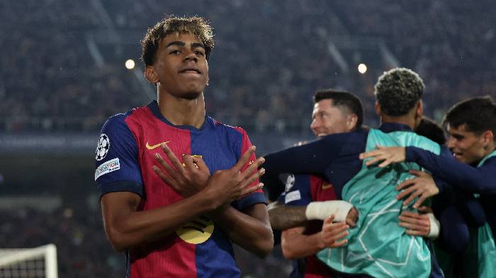 Lamine Yamal lập 2 kỷ lục ở c&uacute;p C1 ch&acirc;u &Acirc;u