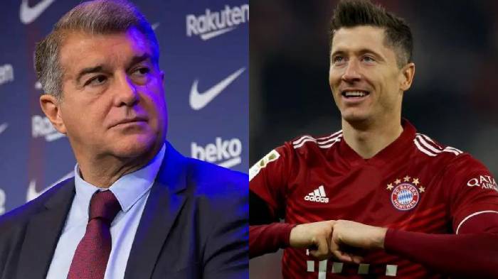 Laporta cười như được m&ugrave;a v&igrave; Lewandowski nổi loạn tại Bayern Munich