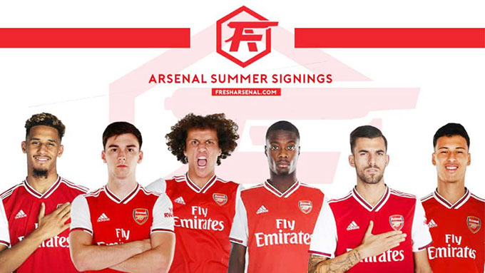 Danh s&aacute;ch cầu thủ Arsenal m&ugrave;a giải 2019/20