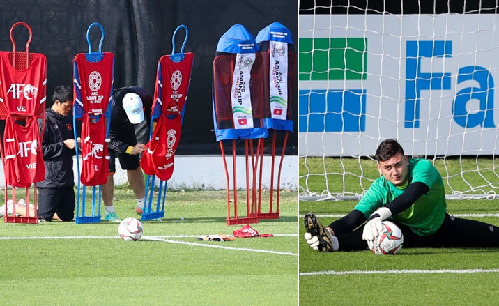 ĐT Việt Nam tập b&agrave;i đặc biệt trước trận gặp Iran