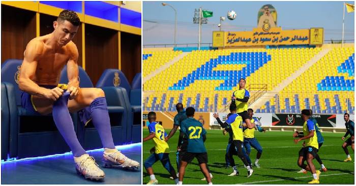 Sao Al Nassr hết lời chế nhạo Ronaldo ngay sau buổi tập đầu ti&ecirc;n
