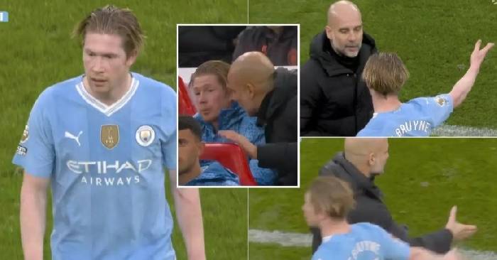De Bruyne v&ugrave;ng vằng rời s&acirc;n, Pep Guardiola tuy&ecirc;n bố bất ngờ