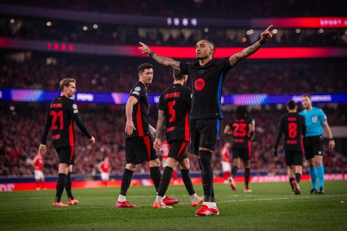 Si&ecirc;u m&aacute;y t&iacute;nh dự đo&aacute;n Barcelona vs Benfica, 0h45 ng&agrave;y 12/3