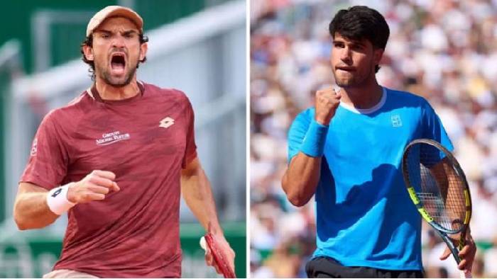 Nhận định tennis Alcaraz vs Vacherot - B&aacute;n kết Monte Carlo Masters, 20h30 ng&agrave;y 11/4