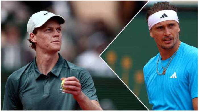 Nhận định tennis Sinner vs Zverev - B&aacute;n kết Monte Carlo Masters, 19h30 ng&agrave;y 11/4