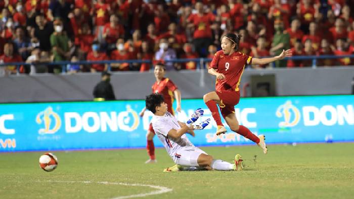 Soi k&egrave;o phạt g&oacute;c nữ Việt Nam vs nữ Đ&ocirc;ng Timor, 18h ng&agrave;y 11/7