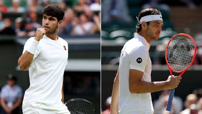 Link trực tiếp tennis Alcaraz vs Fritz, B&aacute;n kết Wimbledon - 19h30 ng&agrave;y 11/7