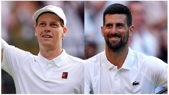 Xem trận Sinner vs Djokovic - B&aacute;n kết Wimbledon ở đ&acirc;u, tr&ecirc;n k&ecirc;nh n&agrave;o?