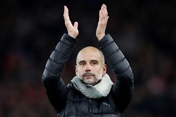 Pep Guardiola ca ngợi học tr&ograve; v&agrave; trọng t&agrave;i sau trận thua Liverpool