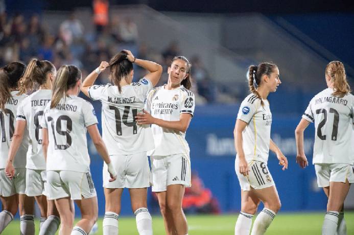 Soi k&egrave;o g&oacute;c Nữ Real Madrid vs Nữ Paris FC, 03h00 ng&agrave;y 12/11