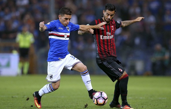Nhận định Sampdoria vs AC Milan 00h00, 13/01 (C&uacute;p QG Italia)