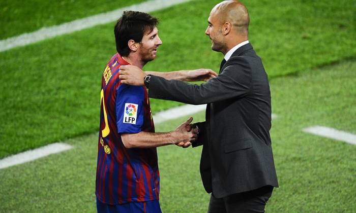 Pep Guardiola c&ocirc;ng khai mời gọi Lionel Messi gia nhập Man City