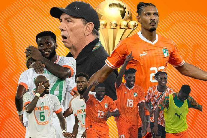 Đ&aacute;nh bại Nigeria, Bờ Biển Ng&agrave; v&ocirc; địch CAN 2023 với... 2 đời HLV