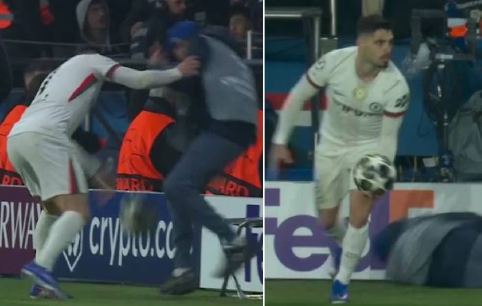 Ng&ocirc;i sao Chelsea x&ocirc; ng&atilde; cậu b&eacute; nhặt b&oacute;ng của PSG