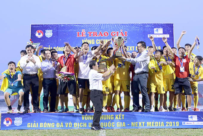 U17 Thanh H&oacute;a lần đầu v&ocirc; địch U17 Quốc Gia