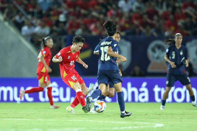 Đ&aacute;nh bại Th&aacute;i Lan, tuyển nữ Việt Nam gi&agrave;nh ng&ocirc;i đầu bảng