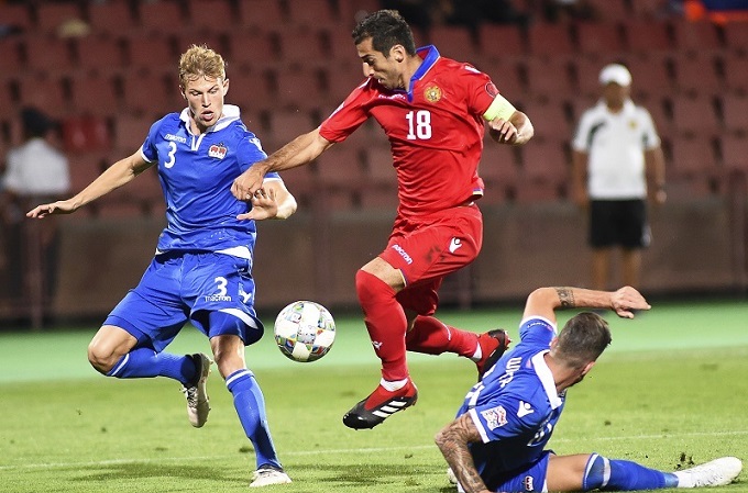 Nhận định b&oacute;ng đ&aacute; Liechtenstein vs Armenia, 01h45 ng&agrave;y 13/10: Chủ nh&agrave; qu&aacute; yếu