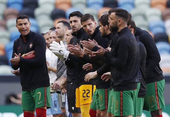 Đội h&igrave;nh ra s&acirc;n ch&iacute;nh thức Bồ Đ&agrave;o Nha vs Luxembourg, 1h45 ng&agrave;y 13/10