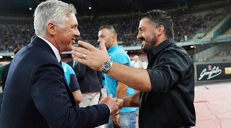 CH&Iacute;NH THỨC: Gattuso thay thế Ancelotti dẫn dắt Napoli