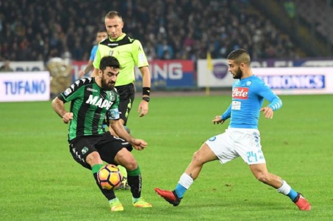 Nhận định Napoli vs Sassuolo 02h45, 14/01 (C&uacute;p QG Italia)