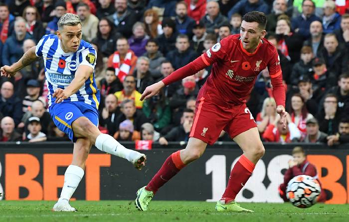 Soi k&egrave;o phạt g&oacute;c Brighton vs Liverpool, 22h ng&agrave;y 14/1