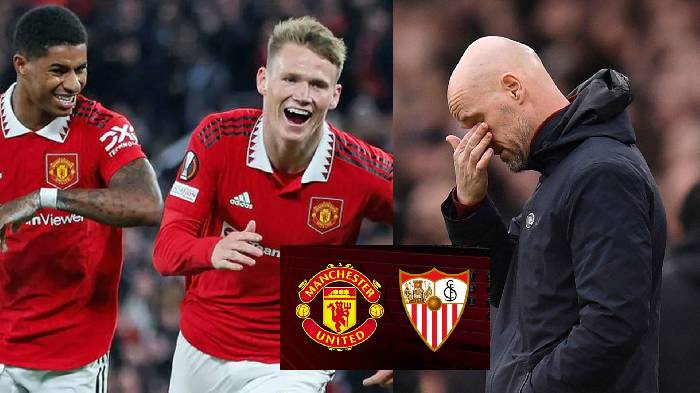 Vắng h&agrave;ng loạt trụ cột, Ten Hag phải d&ugrave;ng đội h&igrave;nh chắp v&aacute; trước Sevilla